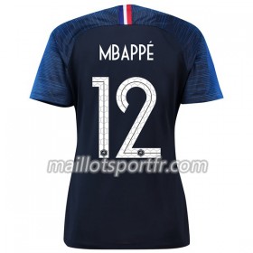 Maillot de Foot France Mbappe 12 Femme Domicile Coupe du monde 2018